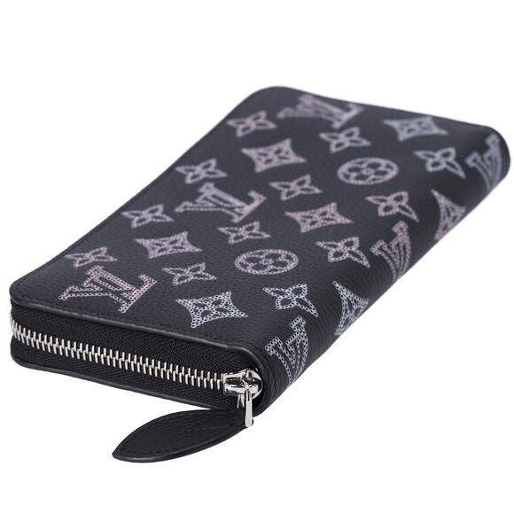 Louis Vuitton Monogram Mahina Flight Mode Zippy NM Wallet Black - Picture 3 of 6
